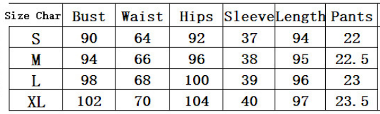 Trendy Top Size Chart