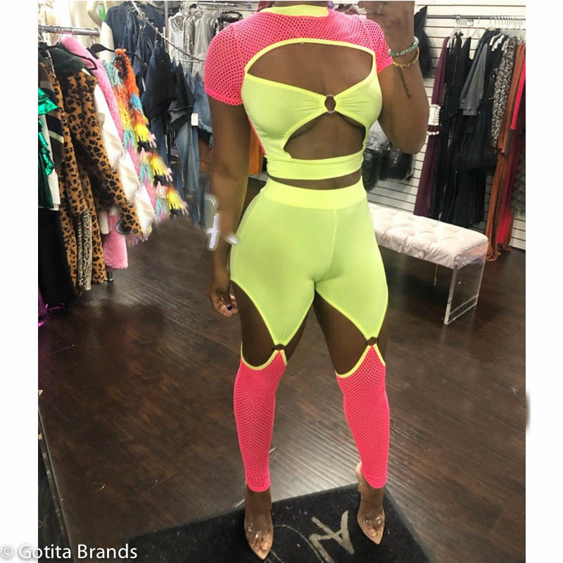 Caribbean Fashion - Dancehall Queen Outfit - Two Piece Set - GOTITA BRANDS