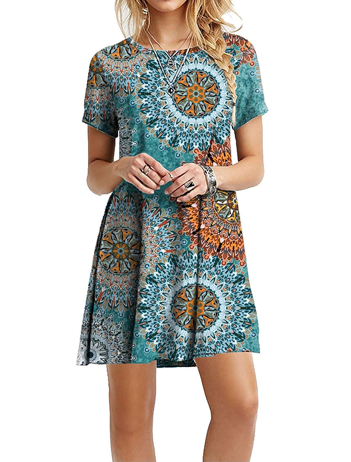 loose fitting short dresses