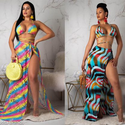 swimsuit and cover up set