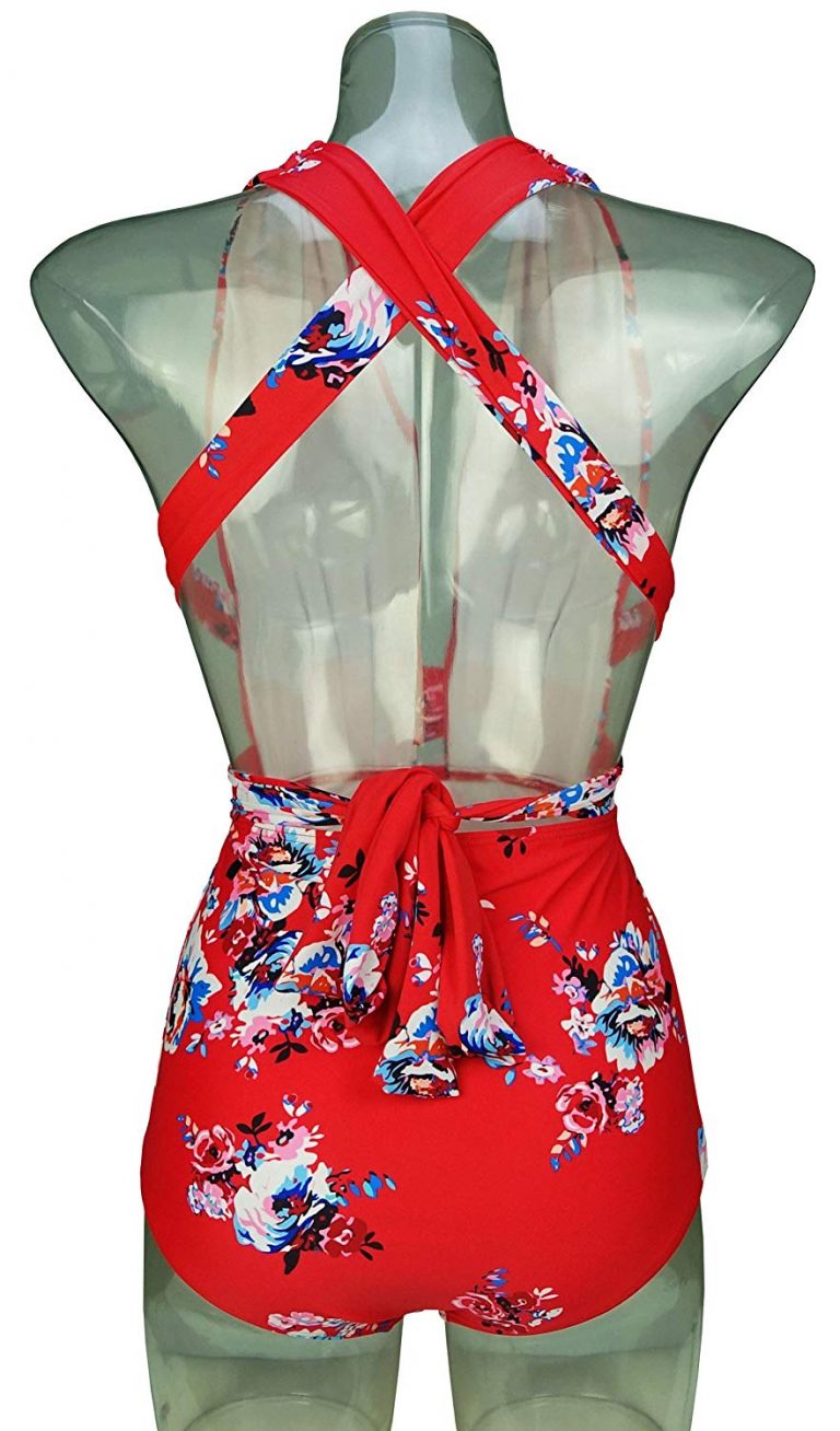 Deep Metal V Neck Monokini