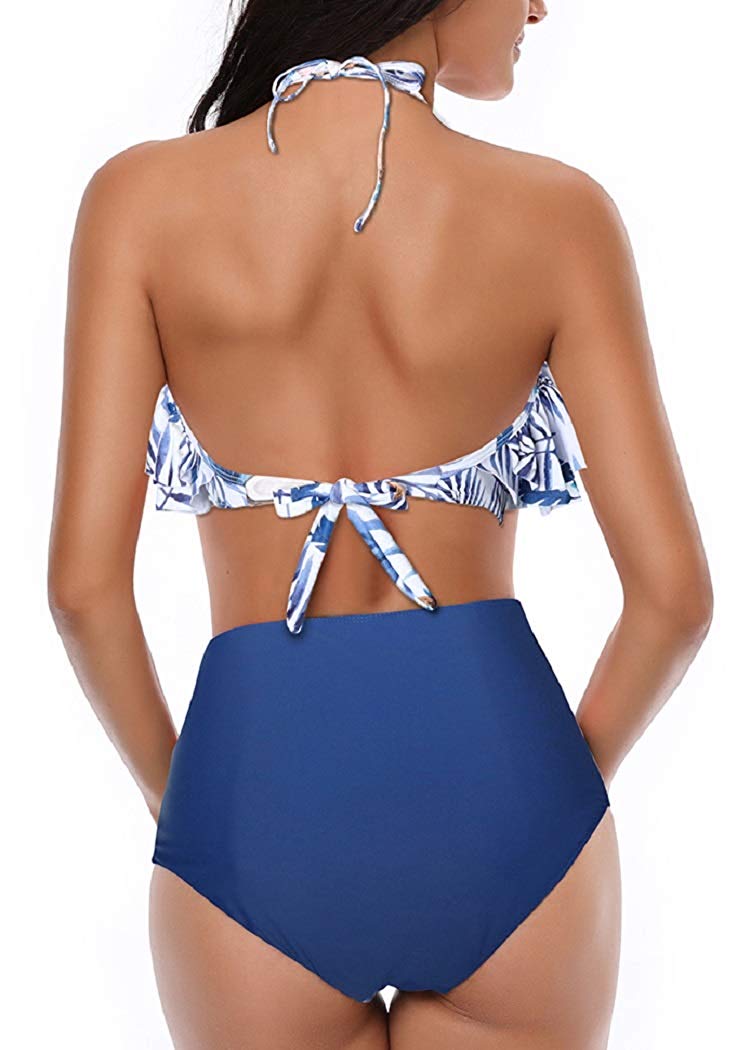 Trendy Two Piece Swimsuit Fabulous Women S High Waist Bikini