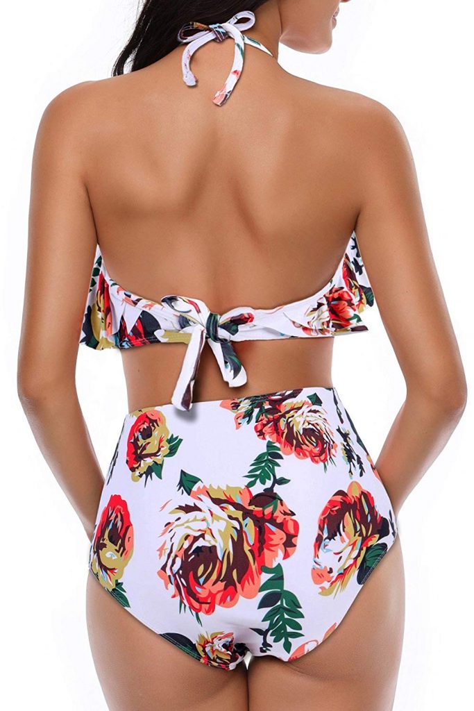 two piece summer swimsuit - fabulous women's high waist bikini