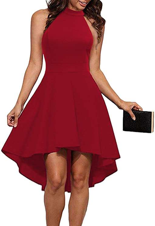 Sleeveless Summer Dresses For women - Trendy High Low Chiffon Dress