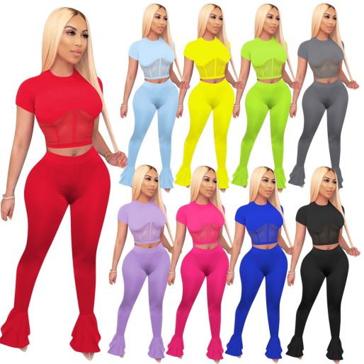 Reggaeton Fashion Outfits Online - Cute Two Piece Pants Set - GOTITA BRANDS